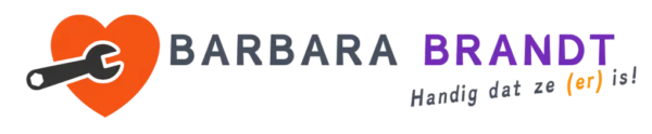 Header van de pagina: Barbara Brandt. Handig dat ze er is.